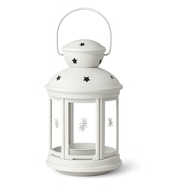 white christmas lanter remove background sticker