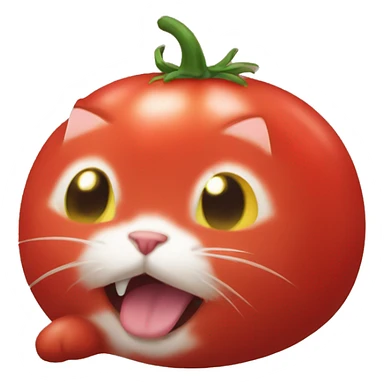 tomato neko sticker