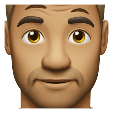 Cara de hombre meme sticker