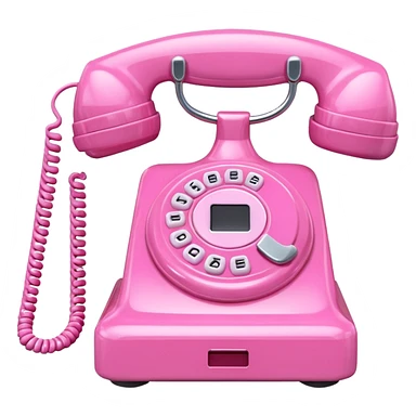 pink 3d phone sticker