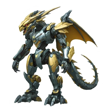 Mecha Dragon full body sticker