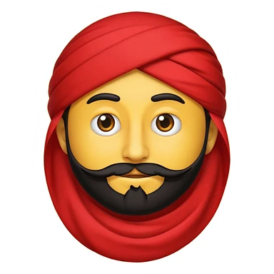 R Harfi yazan bir emoji rekli sticker