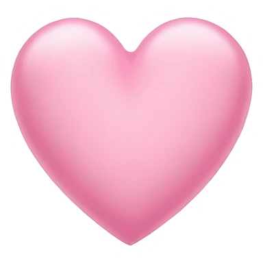 Pastell pink Heart sticker