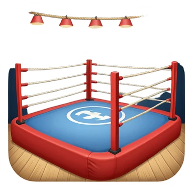 wrestling ring sticker