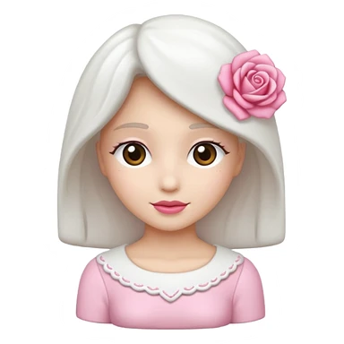 Rosa de porcelana  sticker