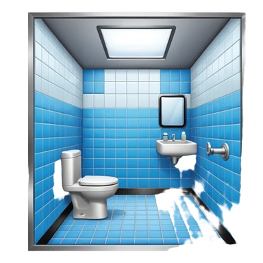 public restroom sticker