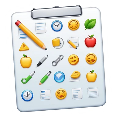 List of tasks sticker