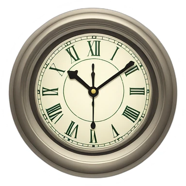 clock of money sticker