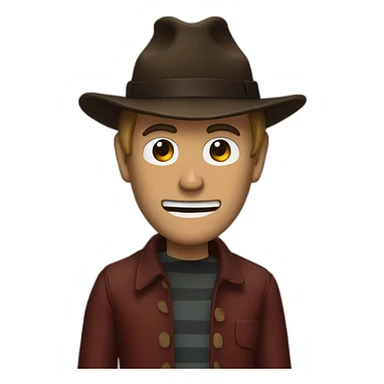 Freddy cruger sticker