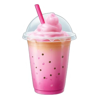 bubble gum bubble tea sticker