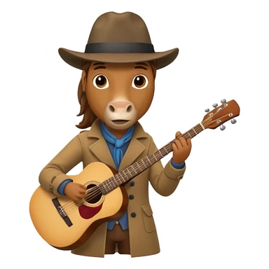 horse Musician sticker