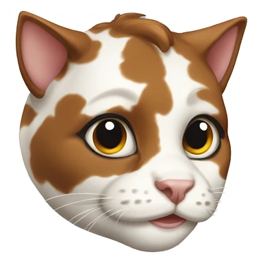 calico cat cow sticker