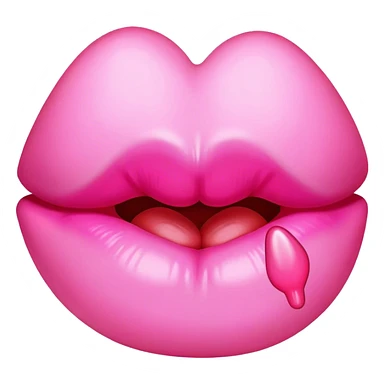 Beso rosa sticker