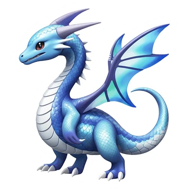 Shiny Inteleon-Pokémon-Dratini-Dialga-Amaura-fusion (full body) sticker