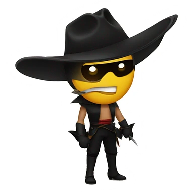 Zorro con sombrero sticker