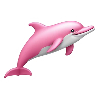 Pink dolphin  sticker