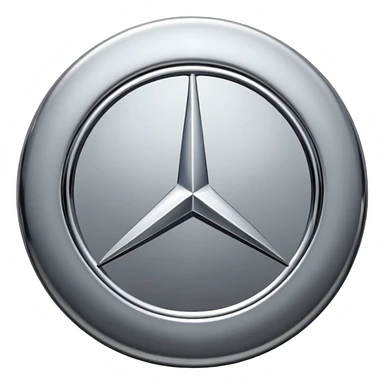 Mercedes logo sticker