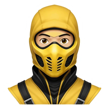 mortal kombat scorpion sticker