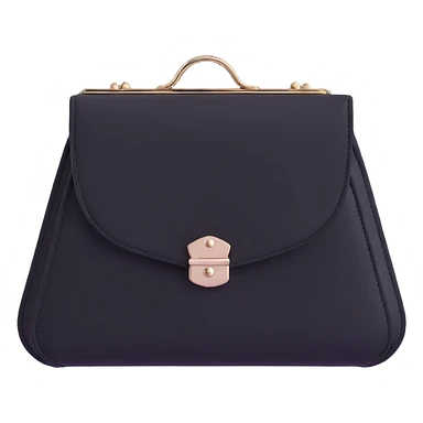 Black goth purse sticker