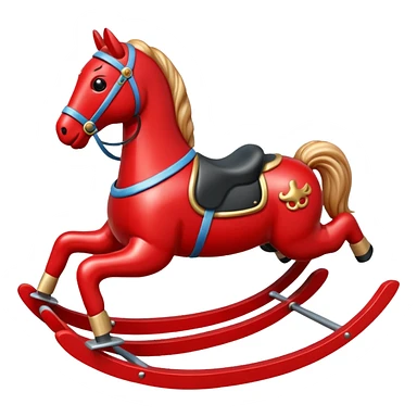 red Rocking Horse sticker