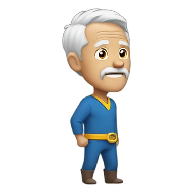 Bolt old man sticker