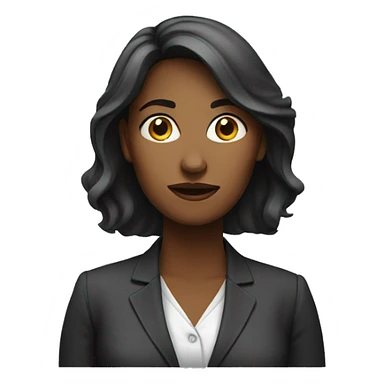 Woman Business standing sticker