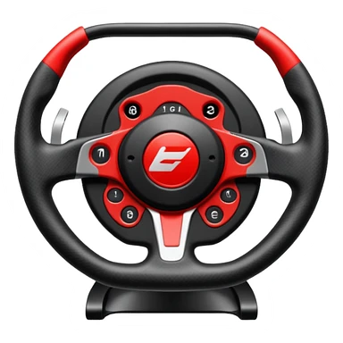 Volant de formule 1 rectangulaire  sticker