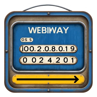 Platform Board – blue text display, Subway Sign. sticker