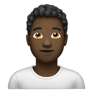 black profile sticker