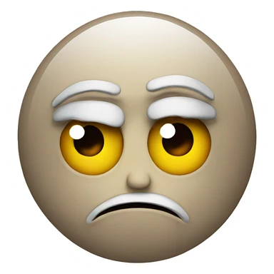 Sad and mad smiley  sticker