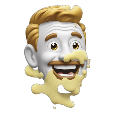 Chuckle Brother toothpaste advert covered in paste paste everywhere sticker