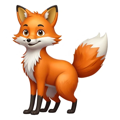 crazy fox sticker