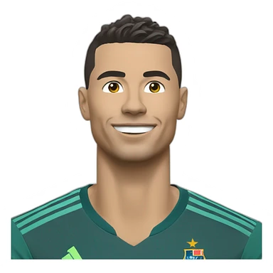 Ronaldo avec ligue des champions sticker