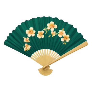 hand fan sticker