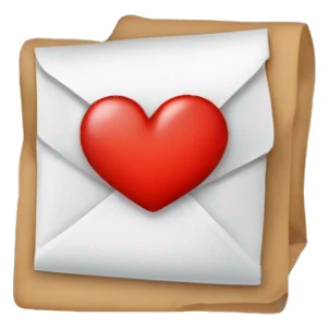 Cœur avec la lettre m deux fois dans le cœur  sticker