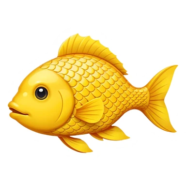 Yellow Fish sticker