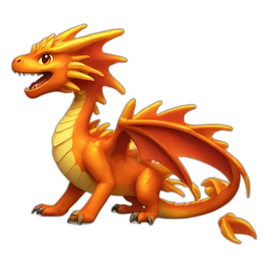 Dracaufeu shiny sticker