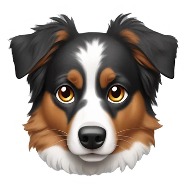 Australian Shepherd wearing a Cincinnati Bengals Jersey  sticker