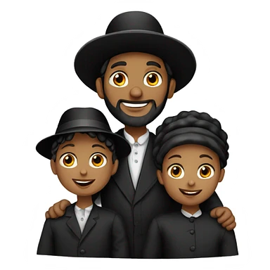 orthodox jewish family png sticker
