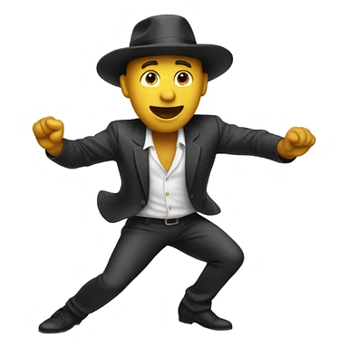 Hombre bailando sticker