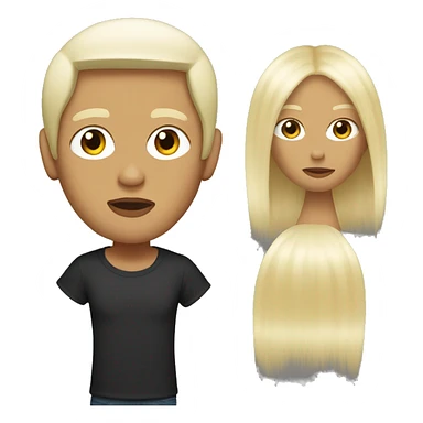 Eminem with his blonde hair  sticker