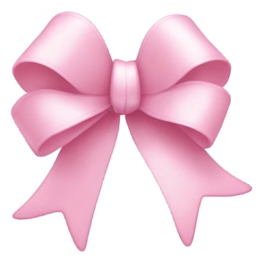 Pastel Pink bow sticker