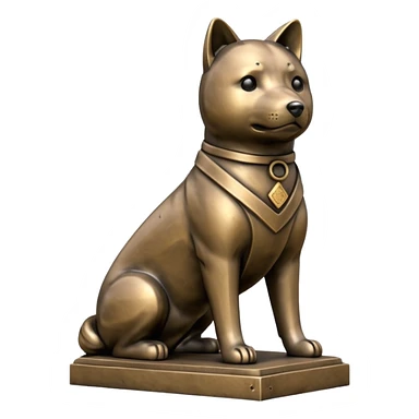 Shibuya Hachiko statue sticker