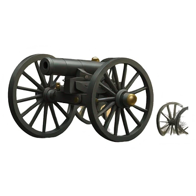 civil war artillery sticker