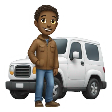 Happy with vehicle sticker