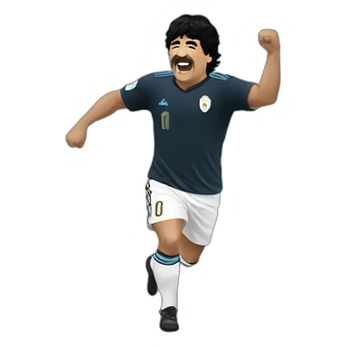maradona dancing sticker