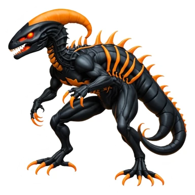  Venom-Salandit-Xenomorph-hybrid-fantasy-creature (full body) sticker
