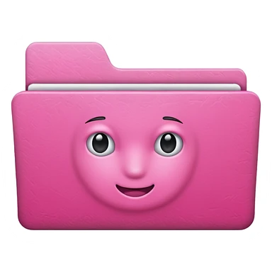 simple mix pink folder sticker