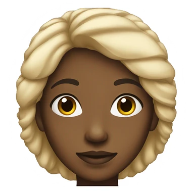A black teen Girl  sticker