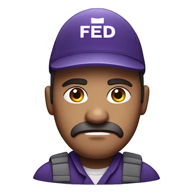 Grumpy FedEx driver sticker